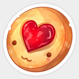 Jam Thumbprint Cookie Sticker